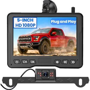 Wireless Backup Camera System 1080P HD Monitor Night Vision
